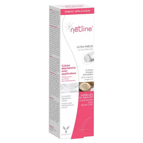 Netline Crème Dépilatoire Aisselles et Maillot Avec Applicateur 100ml