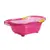 dBb Remond Pink Translucide Bathtub with Plug for Kids 