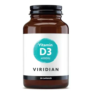Viridian Vitamin D3 4000IU 30 VegCaps
