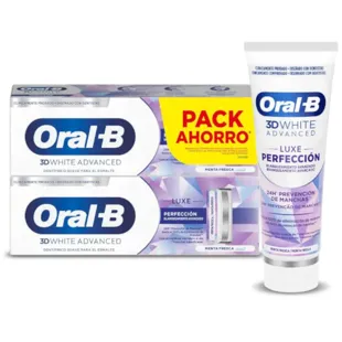 Oral-B 3D White Luxe Perfection Toothpaste 2x75 ml