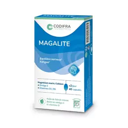 Codifra Magalite Magnésium 40 capsules