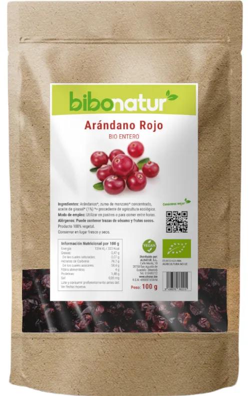 Bibonatur Canneberge Rouge Entière Bio 100 gr