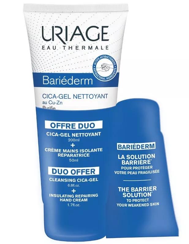 Uriage Bariédem Cica-Gel 200 ml + Handcreme 50 ml