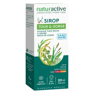 Sciroppo per tosse e gola Naturactive ENT Gae - 120 ml
