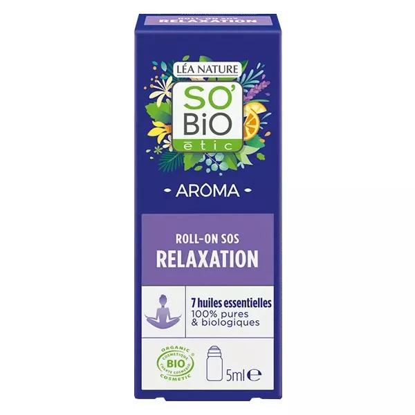 So'Bio Étic Aroma Roll-On SOS Relaxation Bio 5ml | Pas cher