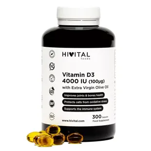 Hivital Vitamin D3 4000 IE 300 Perlen