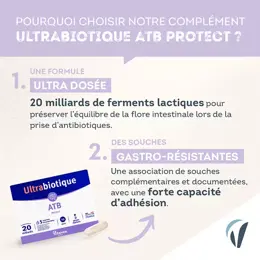 Vitavea Ultrabiotique ATB Protect Flore Intestinale 10 gélules végétales