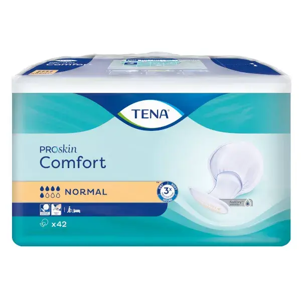 TENA Proskin Comfort Protection Absorbante Normal 42 unités