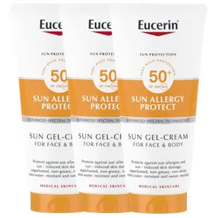 Eucerin Solar Body Allergy Protect SPF50+ 3x150 ml