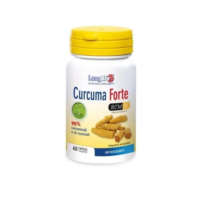 LongLife Curcuma Forte Integratore Curcuma 60 Capsule