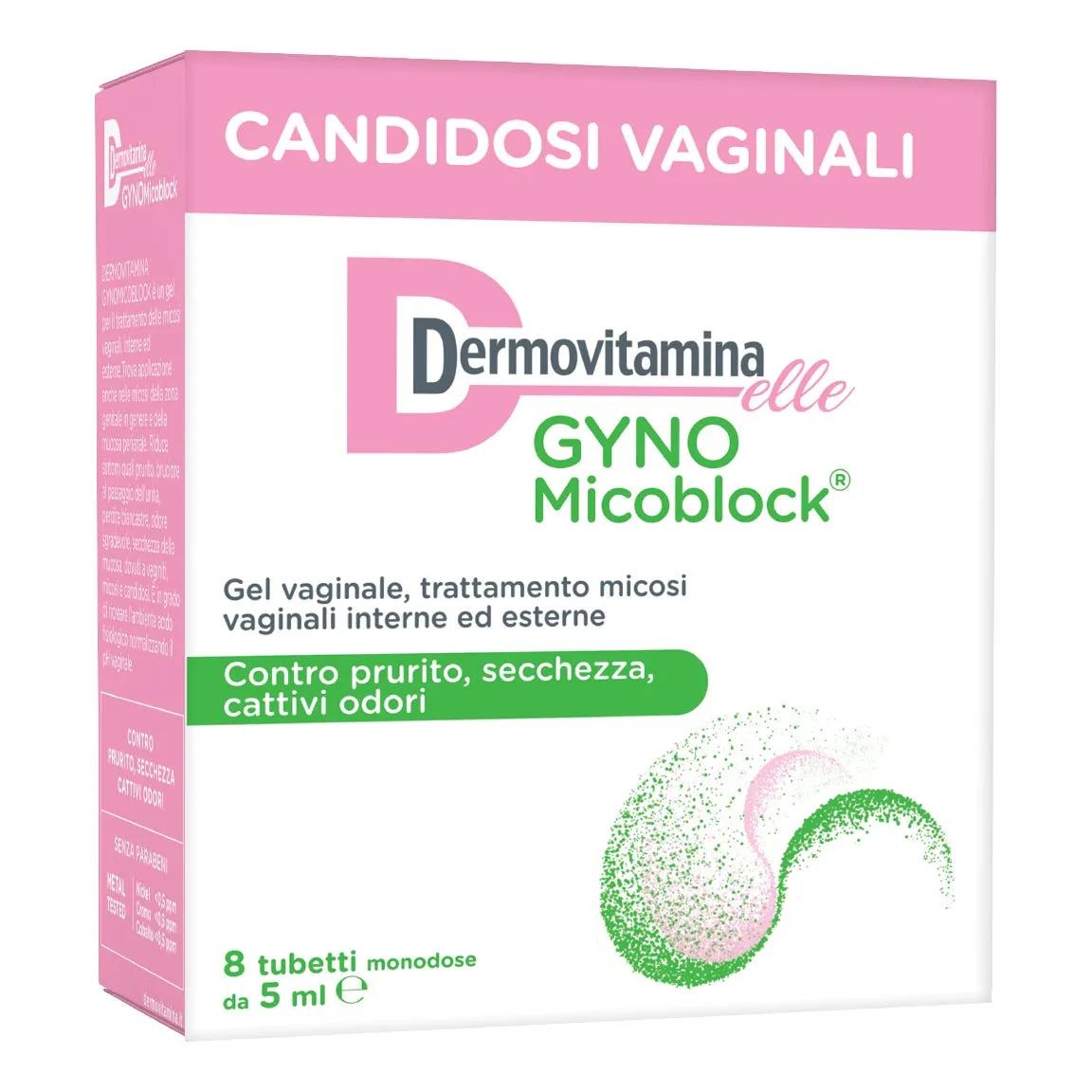 Dermovitamina Elle Ginomicoblock Monodose 8 Tubetti Da 5 ml