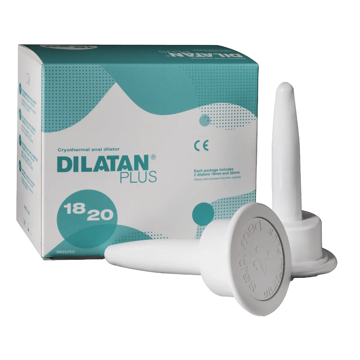 Dilatan Plus Dilatatore Anale Criotermico Set 2 Misure 18/20 mm