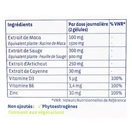 Ymea Ménopause Bouffées de Chaleur et Ventre Plat 64 Gélules