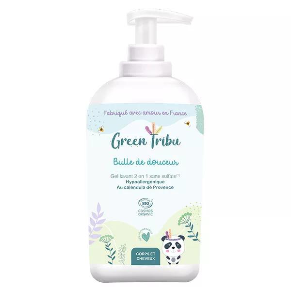 Green Tribu Bulle de Douceur Gel Lavant 2 en 1 Flacon Pompe 500ml