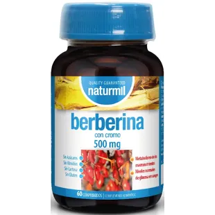 Naturmil Berberine with Chromium 500mg 60 Capsules