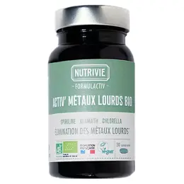 Nutrivie Activ'Métaux Lourds Bio 30 comprimés