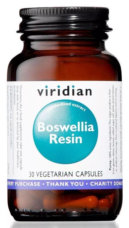 Viridian Extracto Boswellia Resina 30 Cápsulas Vegetales