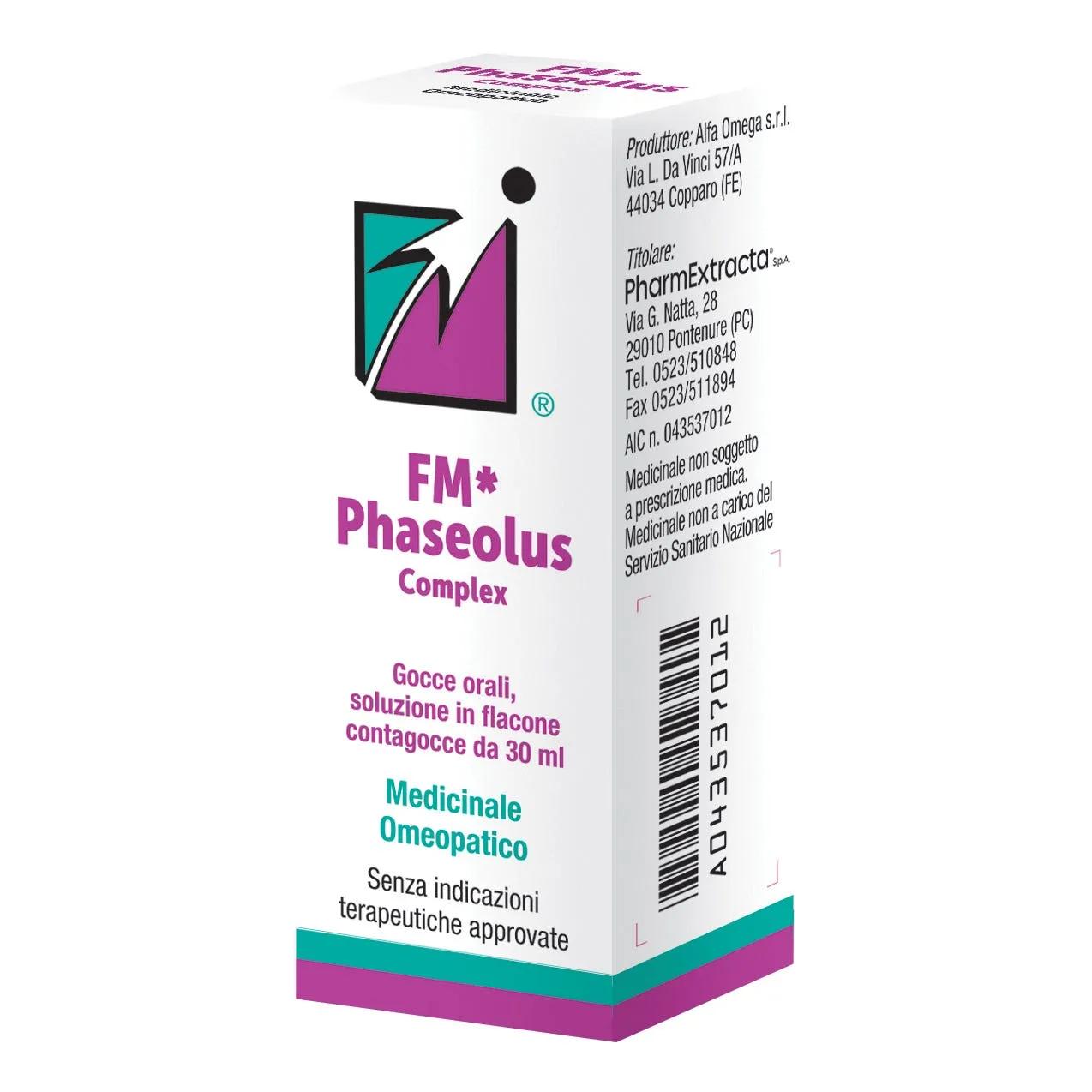 FM Phaseolus Complex Gocce Orali Flacone con Contagocce 30 ml