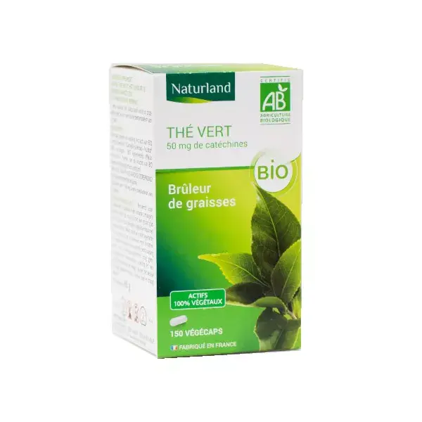 Naturland Organic Green Tea 150 Vegecaps