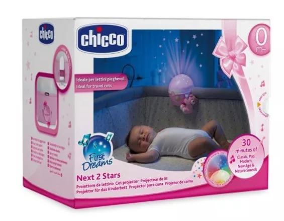 Chicco Proyector Next 2 Stars Rosa +0M