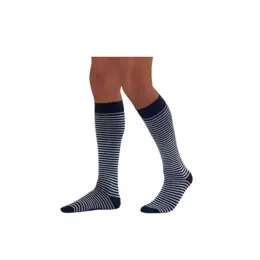 Sigvaris Marinière Homme Chaussettes Classe 2 Taille L Normal Bleu