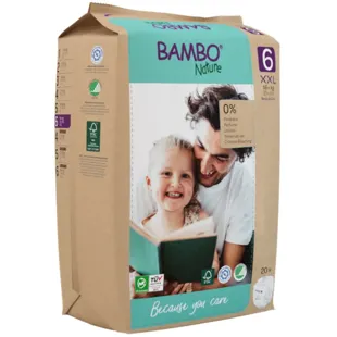 Bambo Nature Diapers T6 (+16 Kg) 20 units