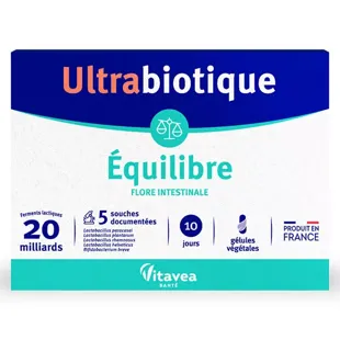 Nutrisanté Ultrabiotique Equilibrio Integratore Alimentare 10 capsule