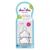 Luke e Leah Anti-Colique 4 m + flusso variabile V capezzoli Silicone set di 2