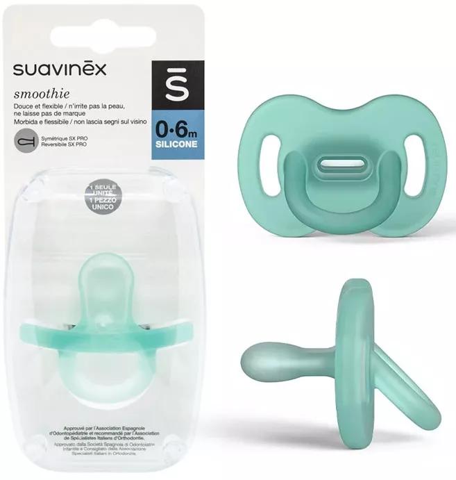 Suavinex Chupete Todosilicona SX Pro Fisiológico 0-6m Verde