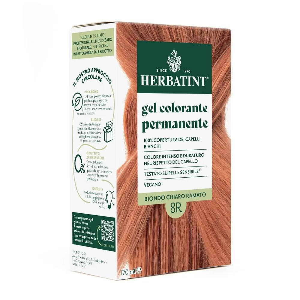 Herbatint Tintura Capelli Gel Permanente 8R Biondo Chiaro Ramato 170 ml