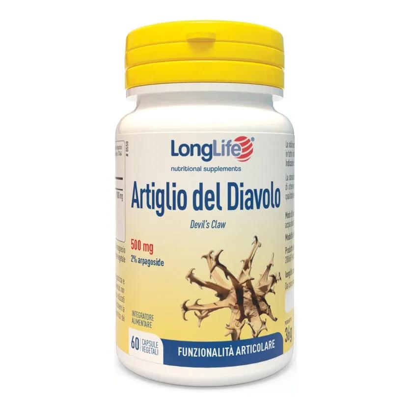 LongLife Artiglio del Diavolo 2% Integratore Funzionalità Articolare 60 Capsule