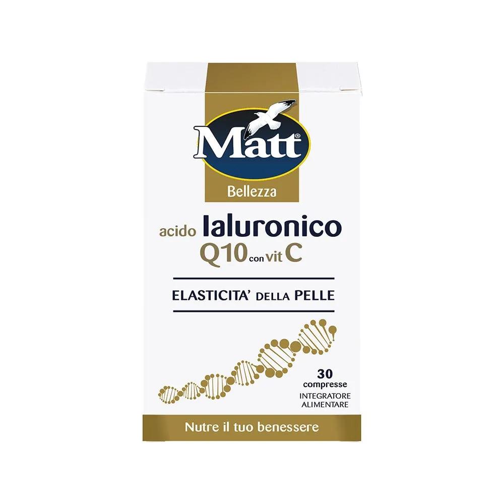 Matt Benessere Acido Ialuronico Q10 Con Vitamina C 30 Compresse