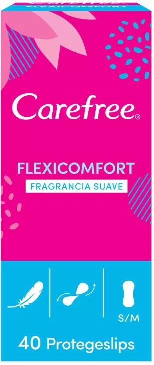 Carefree Protegeslips Flexicomfort S/M 40 uds