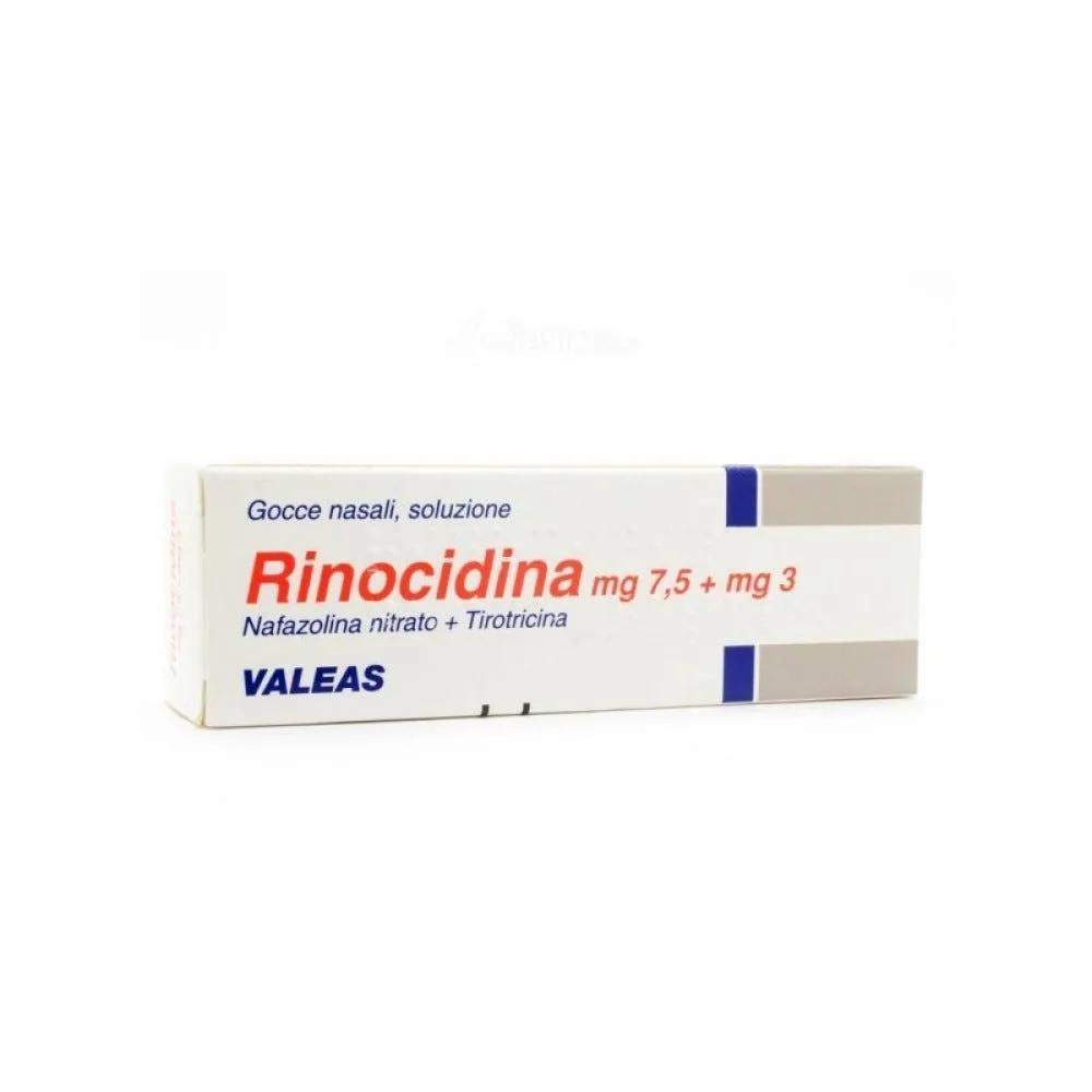 Rinocidina Gocce Nasali 7,5mg + 3mg Nafazolina / Tirotricina 15 ml