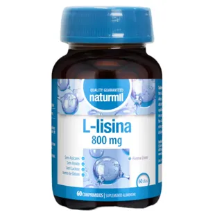 Naturmil L-Lysine 800 Mg 60 Tablets