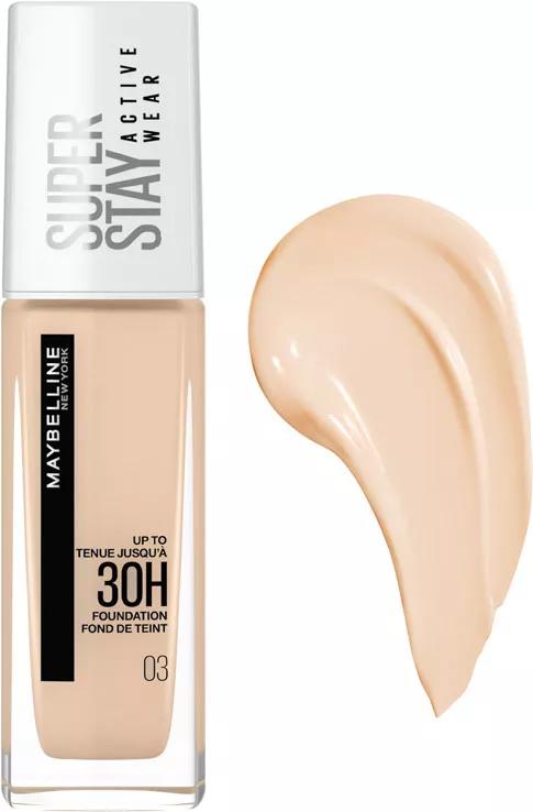 Maybelline Superstay ActiveWear Fond de Teint 30H Ton 03 True Ivory 30 ml