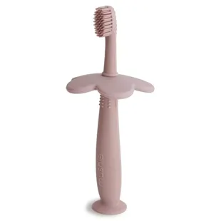 Mushie Didactic Zahnbürste Flower Blush