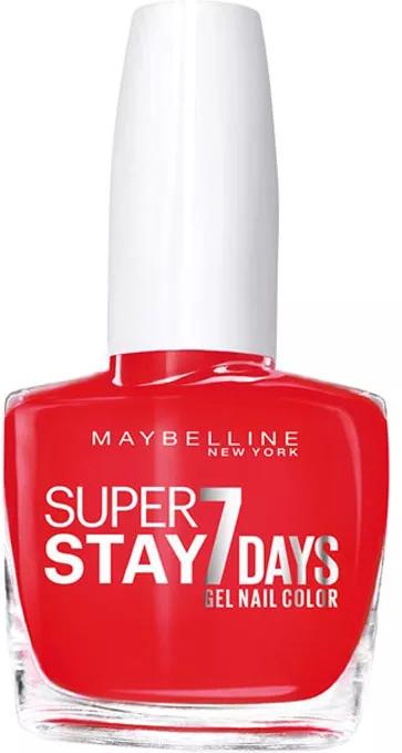 Maybelline Superstay 7 Días Esmalte Uñas 490 - Hot Salsa 10 ml
