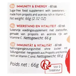 Propolia Pastille Propolis Acérola 60 comprimés