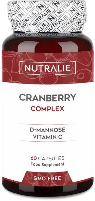 Nutralie Arándano Rojo Americano con Vitamina C y D-Manosa Cistitis 60 Cápsulas