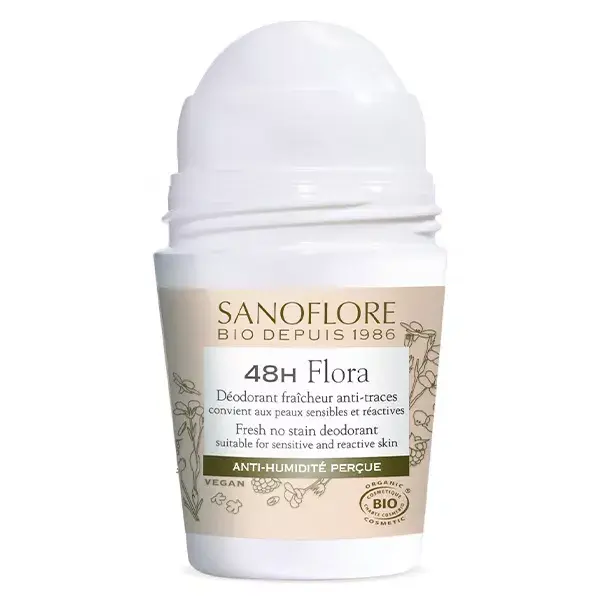 Sanoflore Déodorant Flora Roll-On 48h Bio 50ml