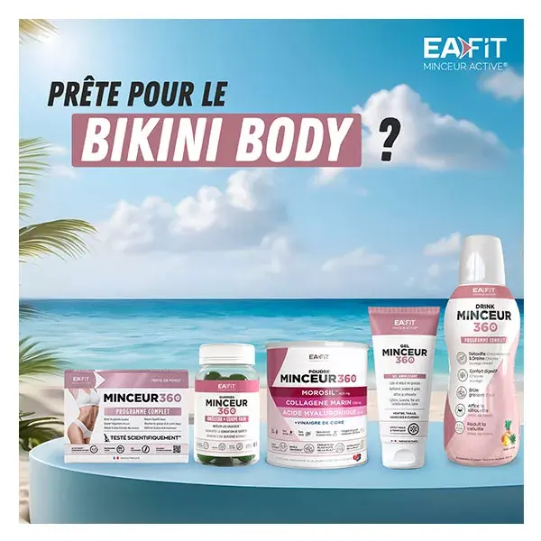 Eafit Minceur 360 Poudre - Morosil + Collagène Marin + Acide Hyaluronique - 275g