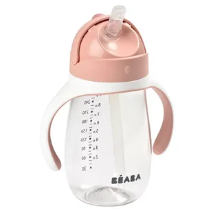 Béaba Repas Tazza con Cannuccia Old Pink 300ml