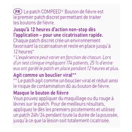 Compeed Patchs Bouton de Fièvre Herpès 15 unités