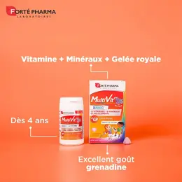 Forté Pharma Multivit' Kids Défenses Vitamines Enfants 30 comprimés à croquer