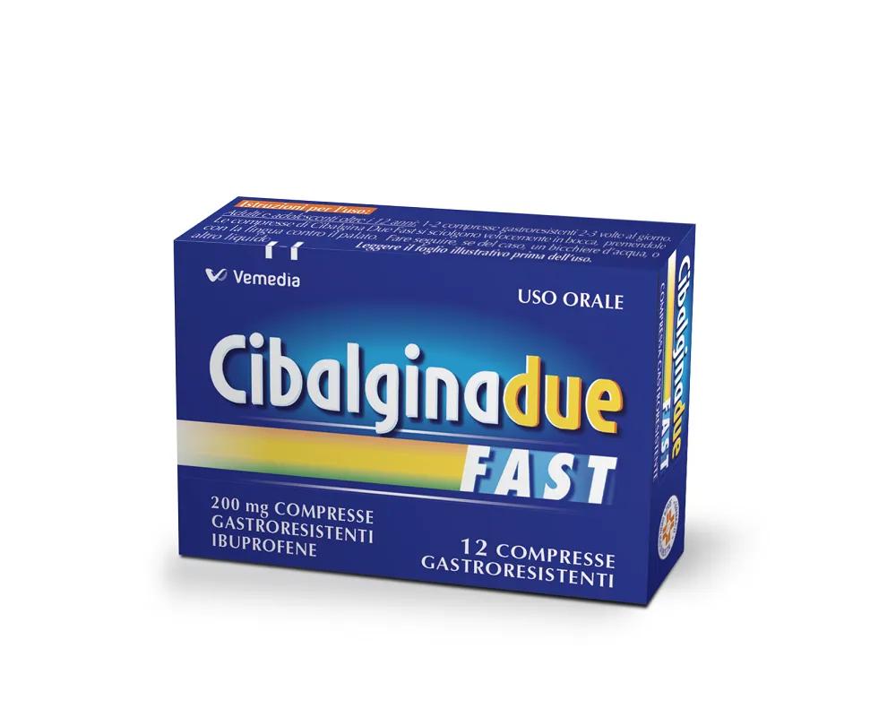 Cibalgina Due Fast A Base Di Ibuprofene 200 Mg 12 Compresse