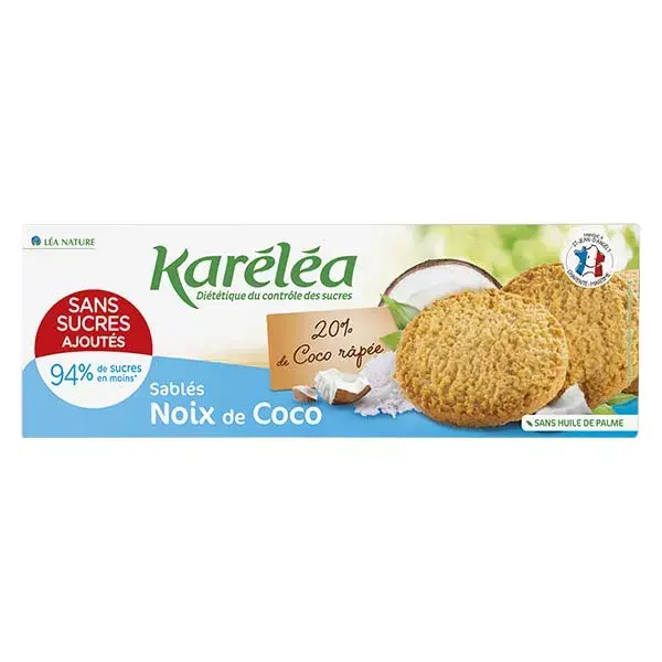 Karelia Sugar Free Cookies Coconut Shortbread 150g