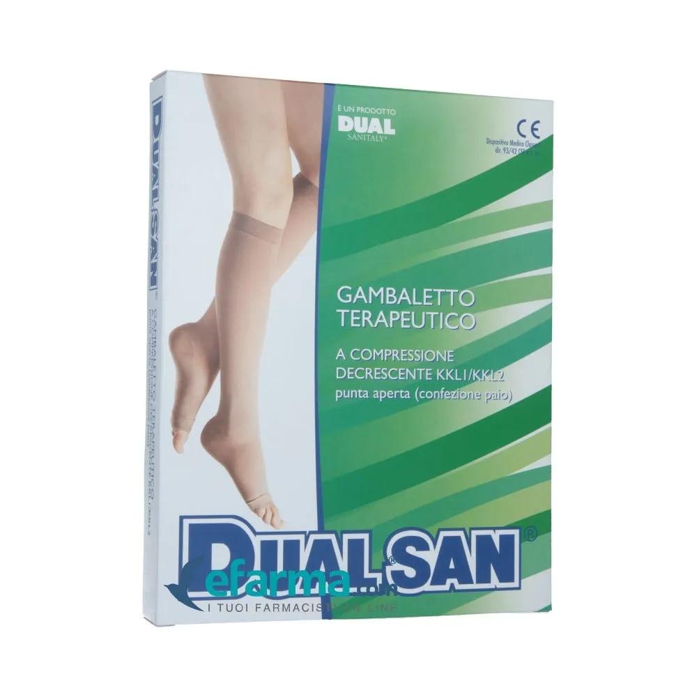 Dualsan Gambaletto Terapeutico KKL1 Punta Aperta Taglia 3