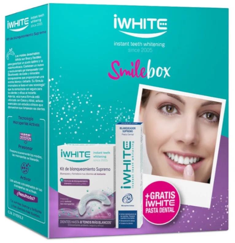 Kit de blanchiment iWhite Supreme 10 moules + 75 ml de pâte en cadeau