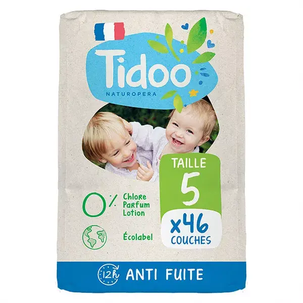 Tidoo Night & Day Nappies Size 5 Junior 46 Nappies
